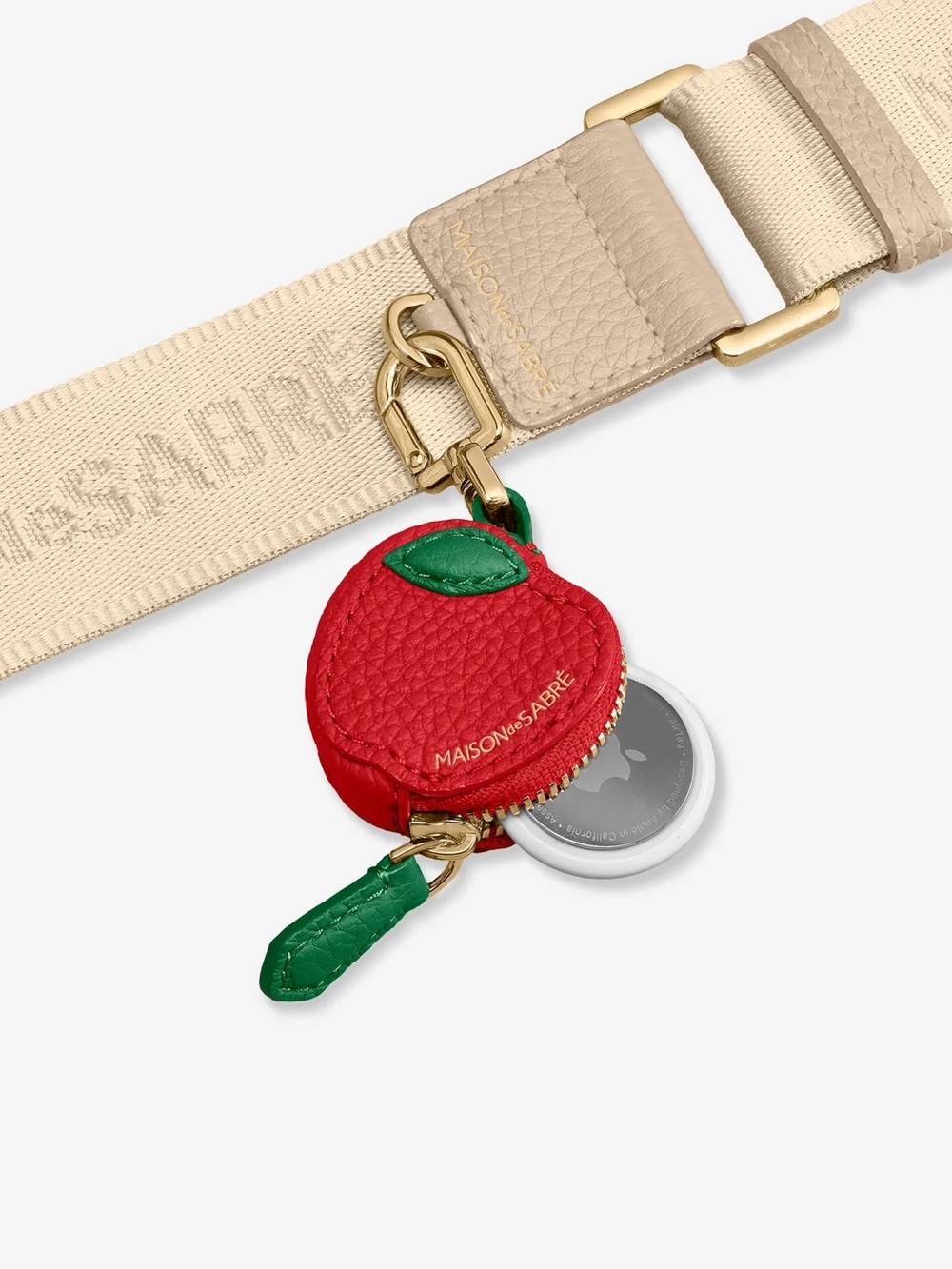 Maison de Sabré Sabrémoji Fruit Key Chain – Apple | NWT